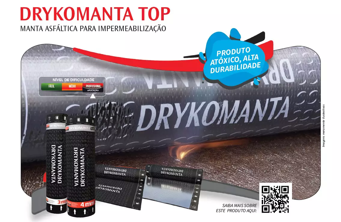 Manta asfáltica Dryko PP poliéster 3mm (tipo III)